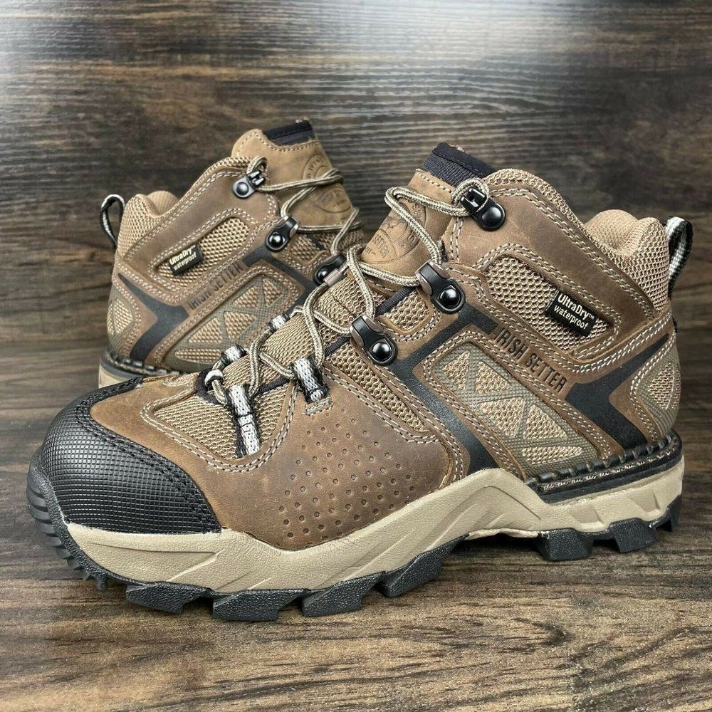 Irish Setter Work Crosby Waterproof Hard-Trafic Boots Women's Size 7.5B 83224